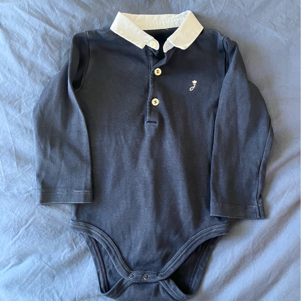 Jacadi Collared Bodysuit - Size 18m